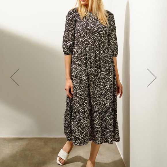 Dunes Stores Light weight patterned light weight maxi dress M - Picture 1 of 10